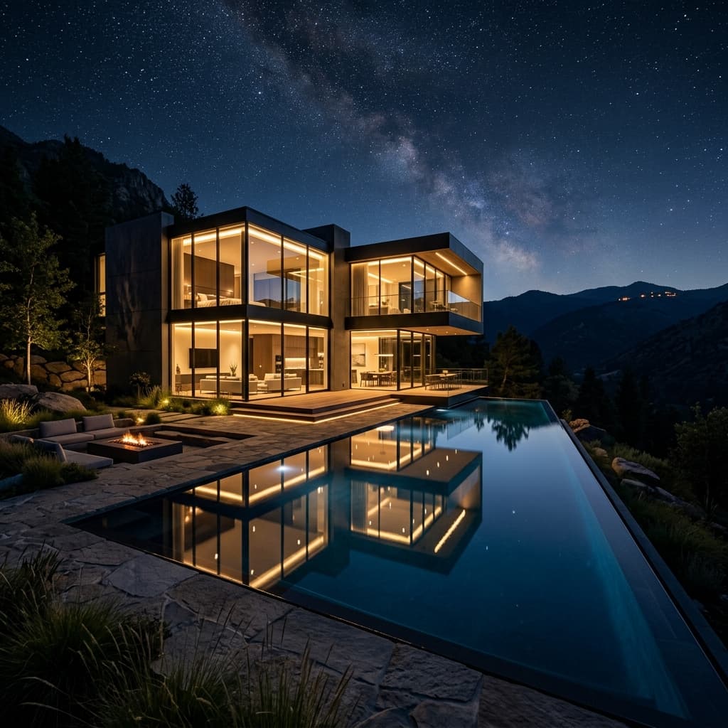 exclusive beachfront mansion